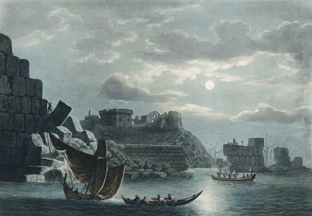 Luigi Mayer - The Island of Tortosa from Views in the Ottoman Dominions